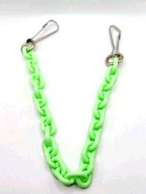 Mens Acrylic Green Wallet Or Pants Single Layer 16 Inches Long